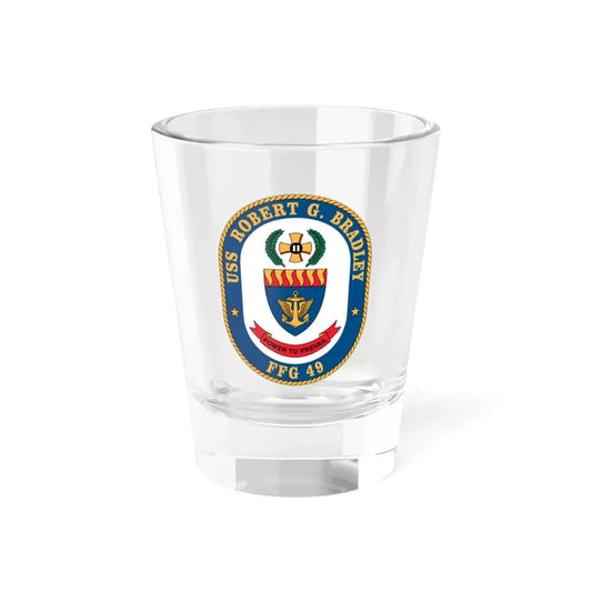 USS Robert G Bradley FF 49 (U.S. Navy) Shot Glass 1.5oz 1.5oz - Go Mug Yourself