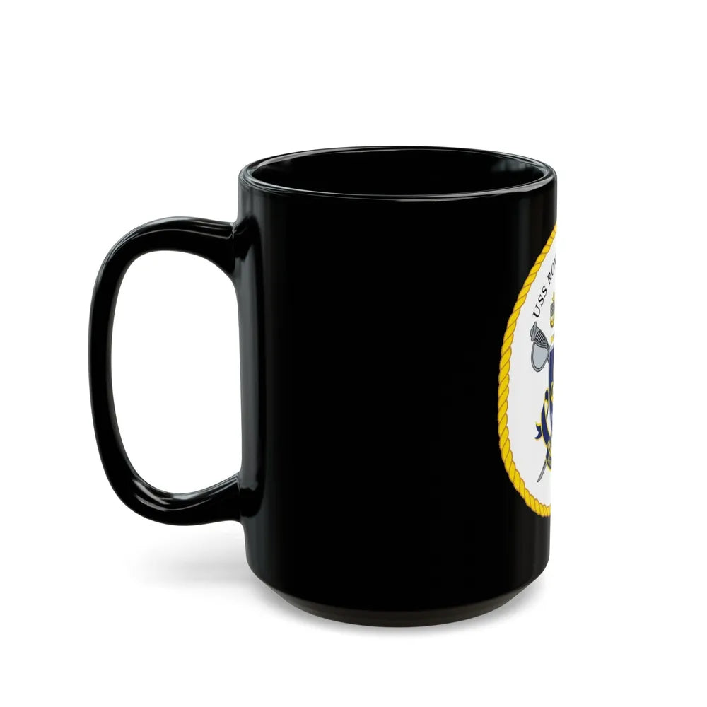 USS Ronald Reagan CVN 76 Chief (U.S. Navy) Black Coffee Mug-Go Mug Yourself