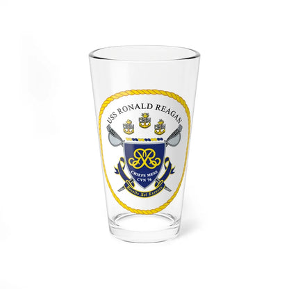 USS Ronald Reagan CVN 76 Chief (U.S. Navy) Pint Glass 16oz-16oz-Go Mug Yourself