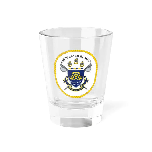 USS Ronald Reagan CVN 76 Chief (U.S. Navy) Shot Glass 1.5oz 1.5oz - Go Mug Yourself