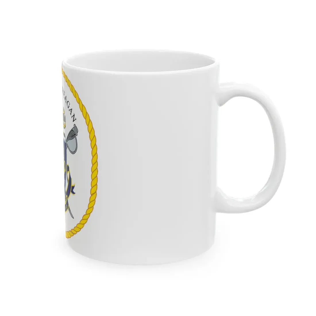 USS Ronald Reagan CVN 76 Chief (U.S. Navy) White Coffee Mug - Go Mug Yourself