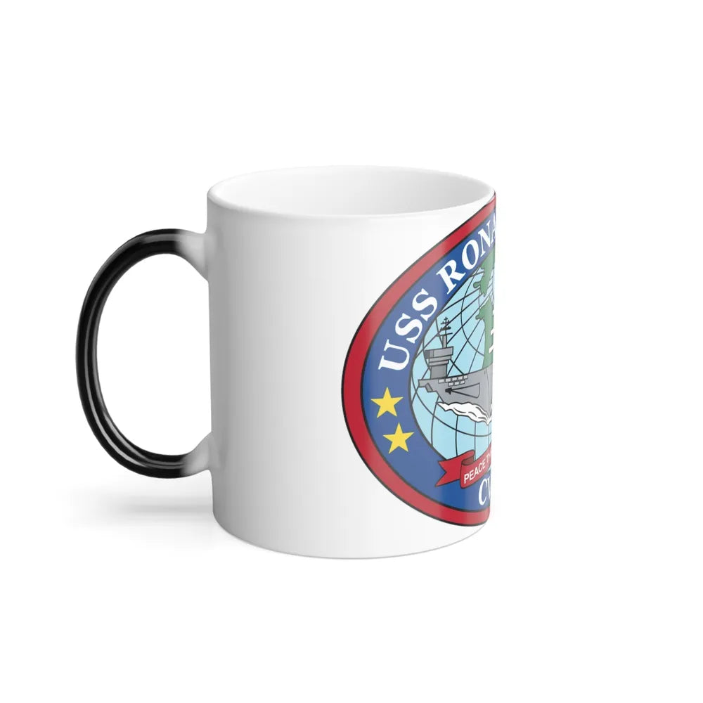 USS Ronald Reagan CVN 76 (U.S. Navy) Color Changing Mug 11oz-Go Mug Yourself