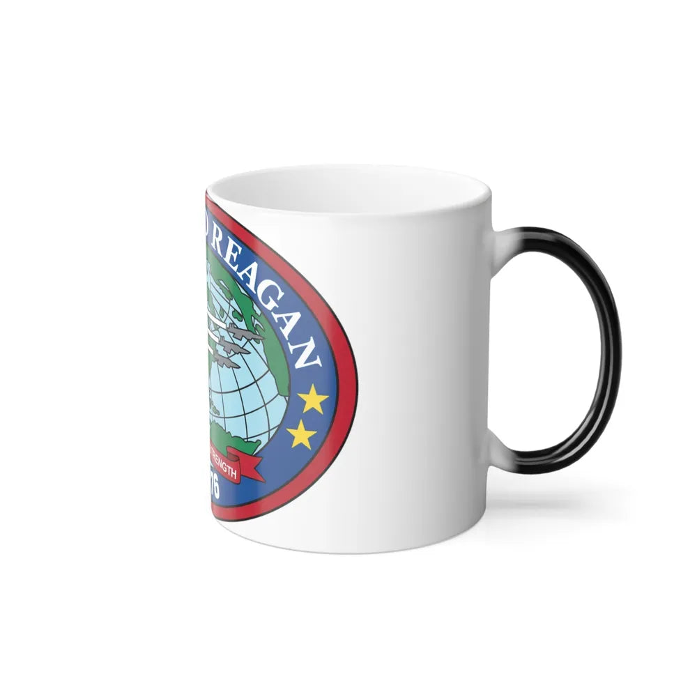 USS Ronald Reagan CVN 76 (U.S. Navy) Color Changing Mug 11oz-Go Mug Yourself
