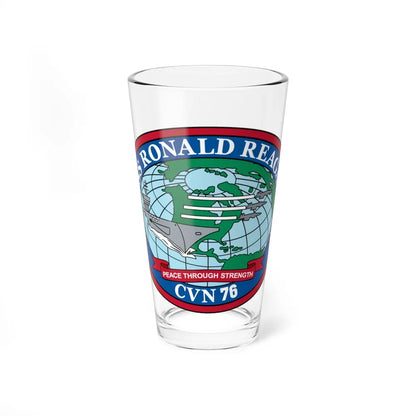 USS Ronald Reagan CVN 76 (U.S. Navy) Pint Glass 16oz-16oz-Go Mug Yourself