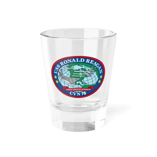 USS Ronald Reagan CVN 76 (U.S. Navy) Shot Glass 1.5oz 1.5oz - Go Mug Yourself