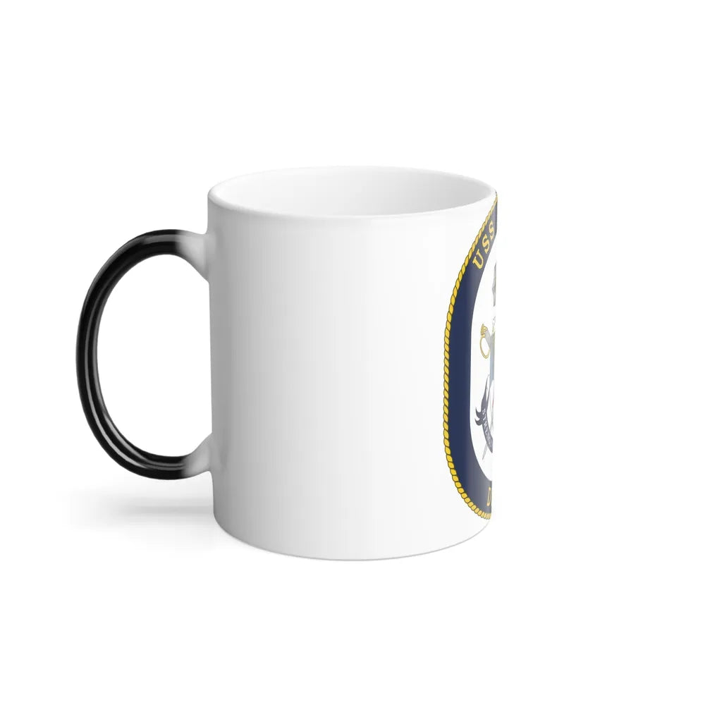 USS Russell DDG 59 Crest (U.S. Navy) Color Changing Mug 11oz-Go Mug Yourself