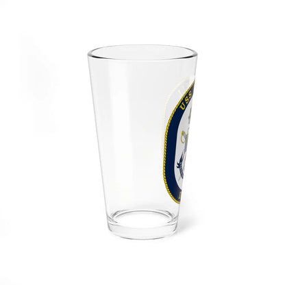 USS Russell DDG 59 Crest (U.S. Navy) Pint Glass 16oz-Go Mug Yourself