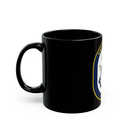 USS Russell DDG 59 Crest (U.S. Navy) Black Coffee Mug - Go Mug Yourself