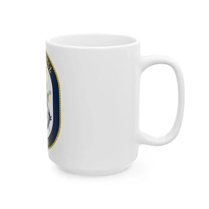 USS Russell DDG 59 Crest (U.S. Navy) White Coffee Mug - Go Mug Yourself