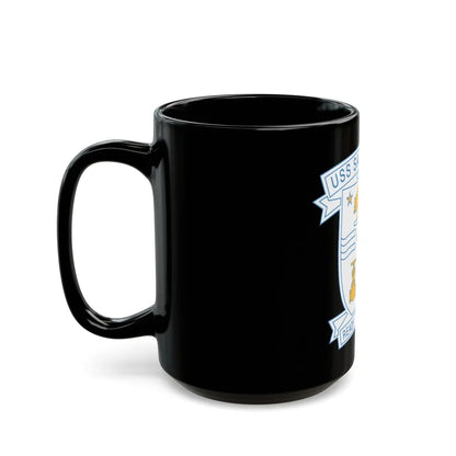 USS Sacramento Ready For Service (U.S. Navy) Black Coffee Mug-Go Mug Yourself