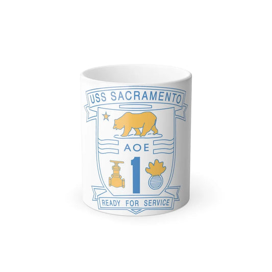USS Sacramento Ready For Service (U.S. Navy) Color Changing Mug 11oz-11oz-Go Mug Yourself