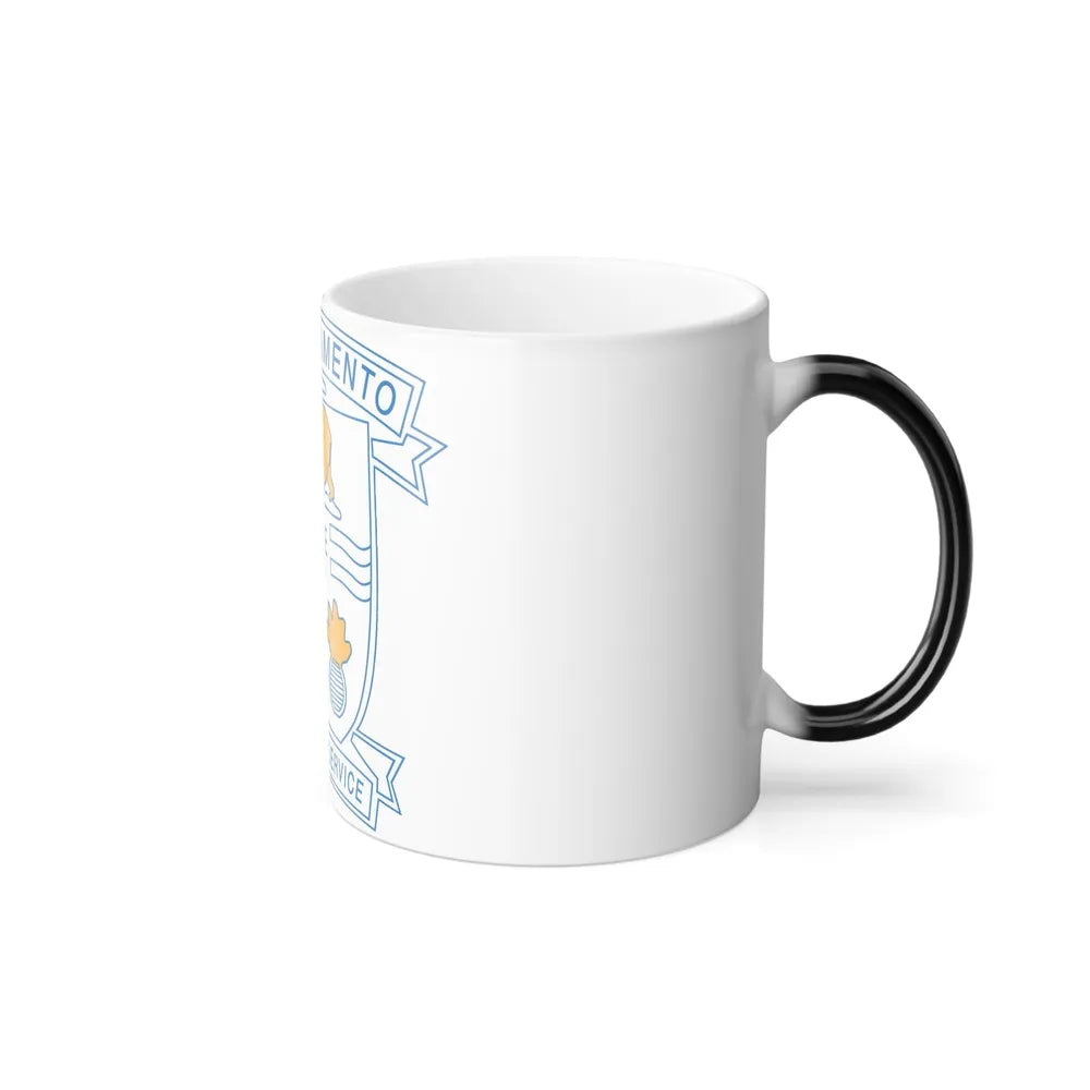 USS Sacramento Ready For Service (U.S. Navy) Color Changing Mug 11oz-Go Mug Yourself