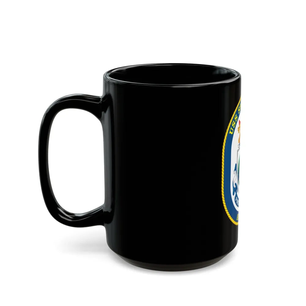 USS Safeguard ARS 50 (U.S. Navy) Black Coffee Mug-Go Mug Yourself