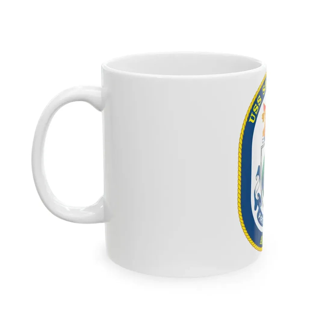 USS Safeguard ARS 50 (U.S. Navy) White Coffee Mug - Go Mug Yourself