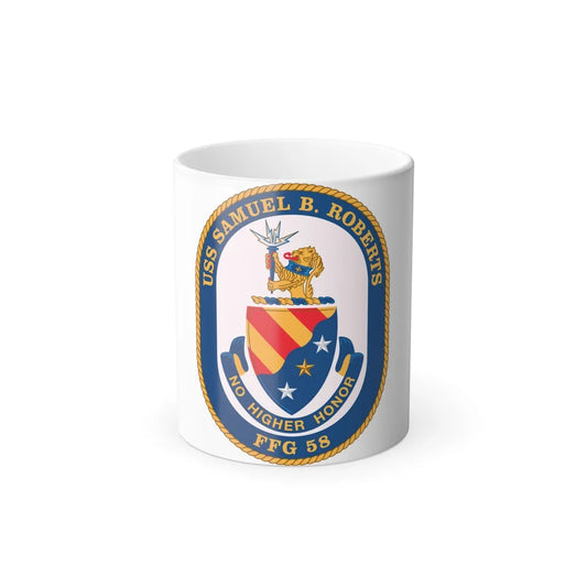 USS Samuel B Roberts (U.S. Navy) Color Changing Mug 11oz-11oz-Go Mug Yourself