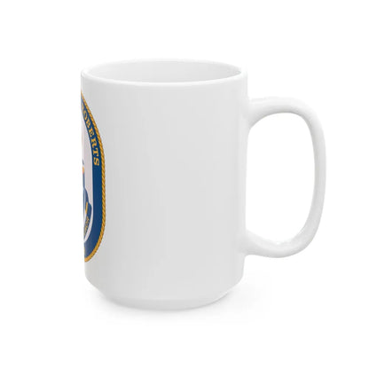 USS Samuel B Roberts (U.S. Navy) White Coffee Mug-Go Mug Yourself