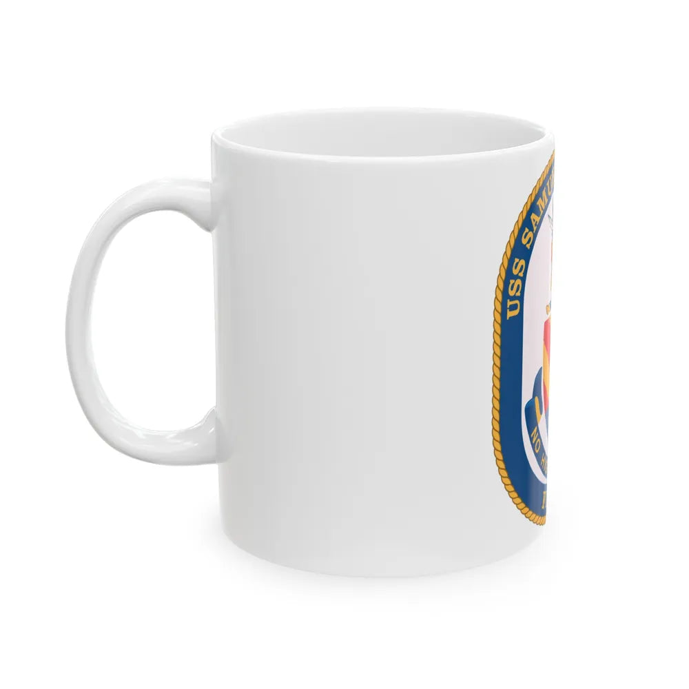 USS Samuel B Roberts (U.S. Navy) White Coffee Mug-Go Mug Yourself