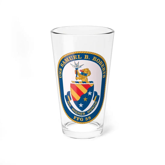 USS Samuel B Roberts (U.S. Navy) Pint Glass 16oz 16oz - Go Mug Yourself