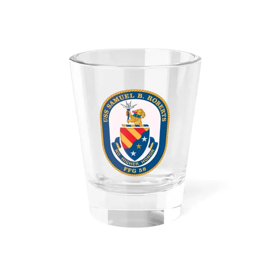 USS Samuel B Roberts (U.S. Navy) Shot Glass 1.5oz 1.5oz - Go Mug Yourself