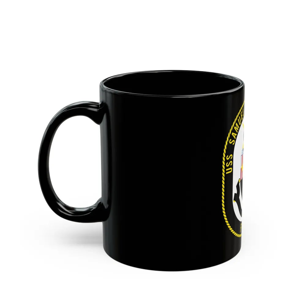 USS Samuel Elliot Morison FFG 13 (U.S. Navy) Black Coffee Mug-Go Mug Yourself