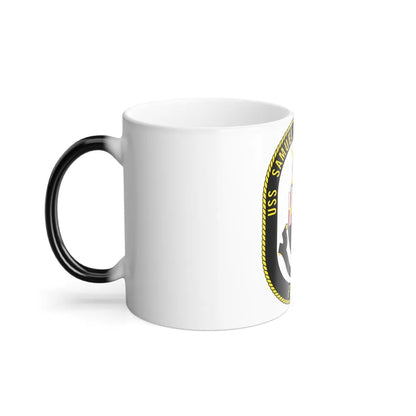 USS Samuel Elliot Morison FFG 13 (U.S. Navy) Color Changing Mug 11oz-Go Mug Yourself