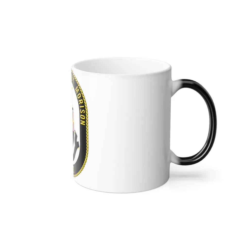 USS Samuel Elliot Morison FFG 13 (U.S. Navy) Color Changing Mug 11oz-Go Mug Yourself
