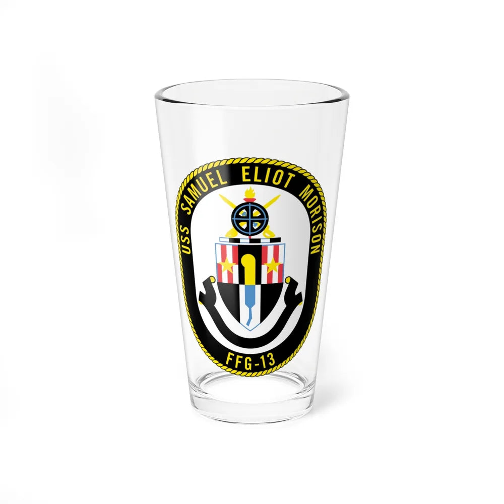 USS Samuel Elliot Morison FFG 13 (U.S. Navy) Pint Glass 16oz-16oz-Go Mug Yourself