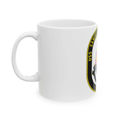 USS Samuel Elliot Morison FFG 13 (U.S. Navy) White Coffee Mug-Go Mug Yourself