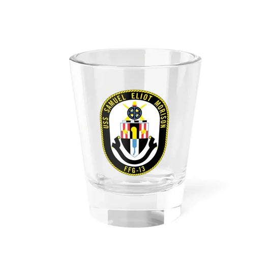 USS Samuel Elliot Morison FFG 13 (U.S. Navy) Shot Glass 1.5oz 1.5oz - Go Mug Yourself