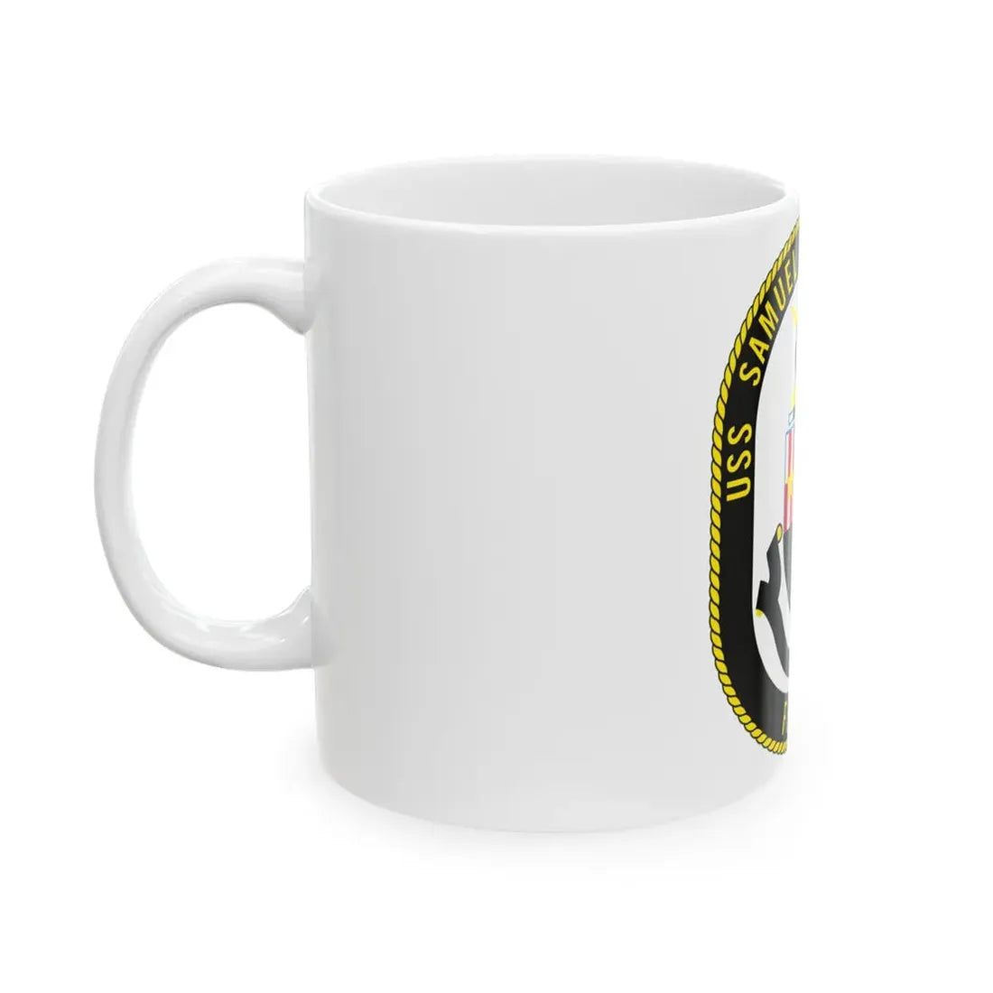 USS Samuel Elliot Morison FFG 13 (U.S. Navy) White Coffee Mug - Go Mug Yourself
