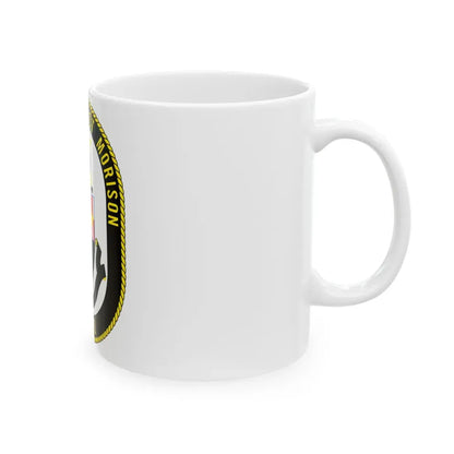 USS Samuel Elliot Morison FFG 13 (U.S. Navy) White Coffee Mug - Go Mug Yourself