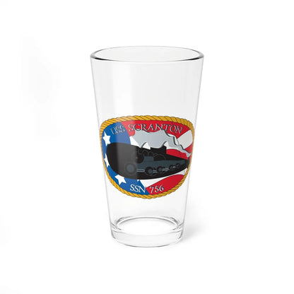 USS Scranton SSN 756 (U.S. Navy) Pint Glass 16oz-16oz-Go Mug Yourself