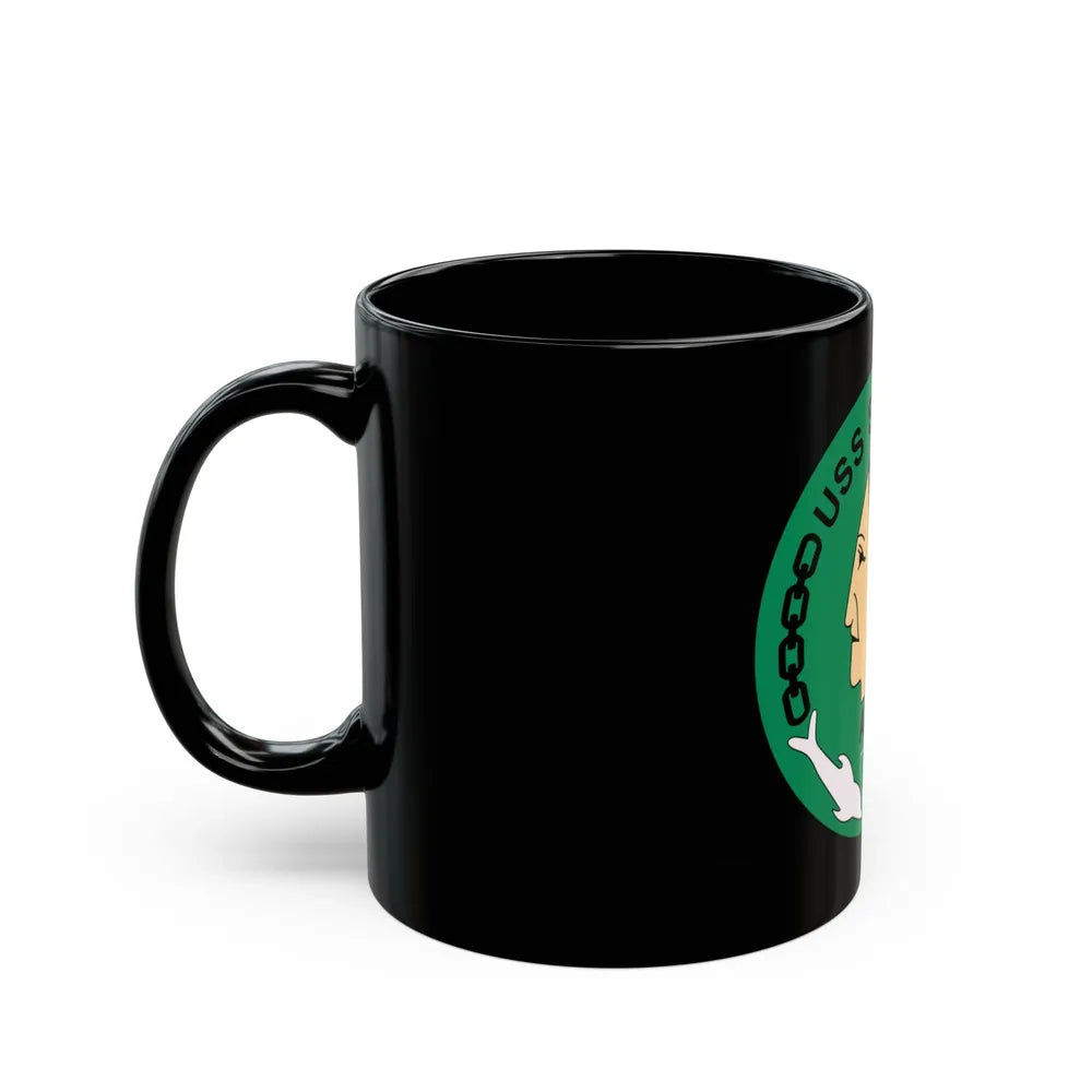 USS Seattle AOE 3 (U.S. Navy) Black Coffee Mug-Go Mug Yourself