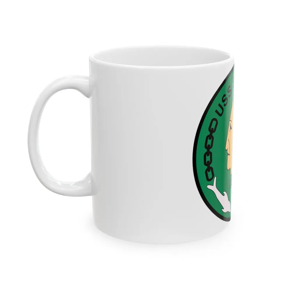 USS Seattle AOE 3 (U.S. Navy) White Coffee Mug-Go Mug Yourself