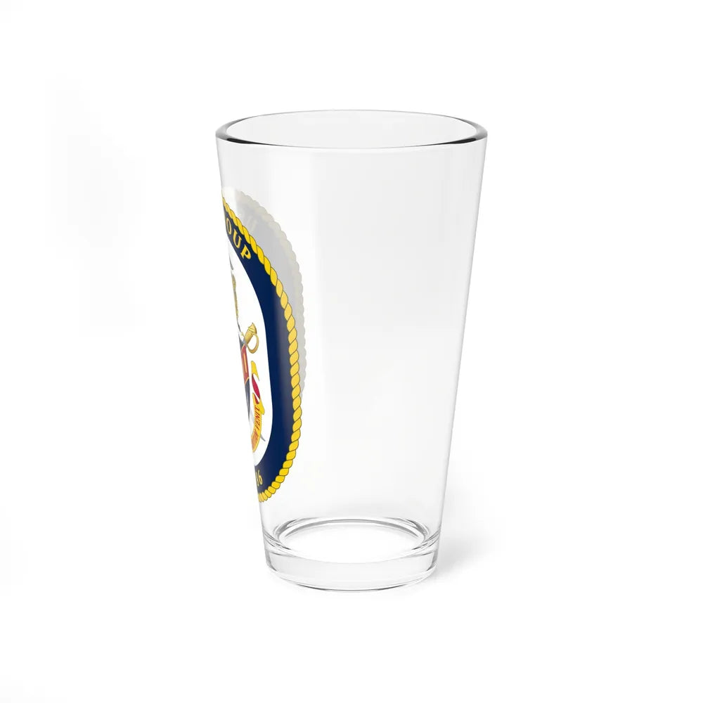 USS Shoup DDG 86 Crest (U.S. Navy) Pint Glass 16oz-Go Mug Yourself