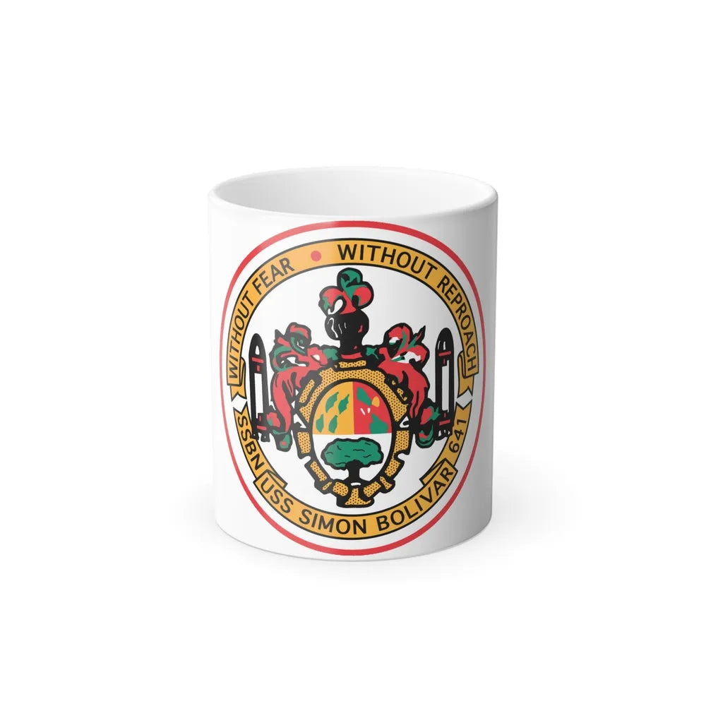 USS Simon Bolivar SSBN 641 (U.S. Navy) Color Changing Mug 11oz-11oz-Go Mug Yourself