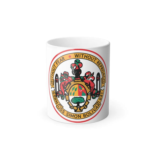 USS Simon Bolivar SSBN 641 (U.S. Navy) Color Changing Mug 11oz-11oz-Go Mug Yourself