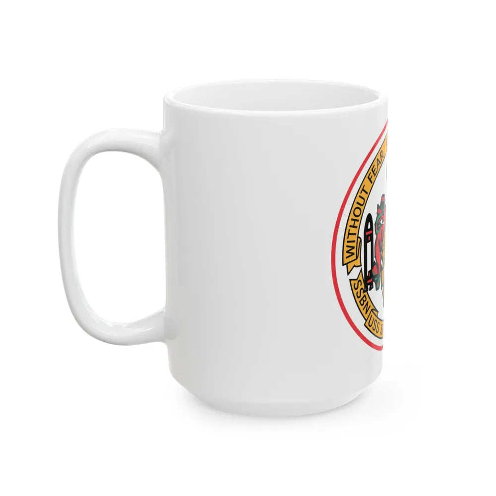 USS Simon Bolivar SSBN 641 (U.S. Navy) White Coffee Mug-Go Mug Yourself