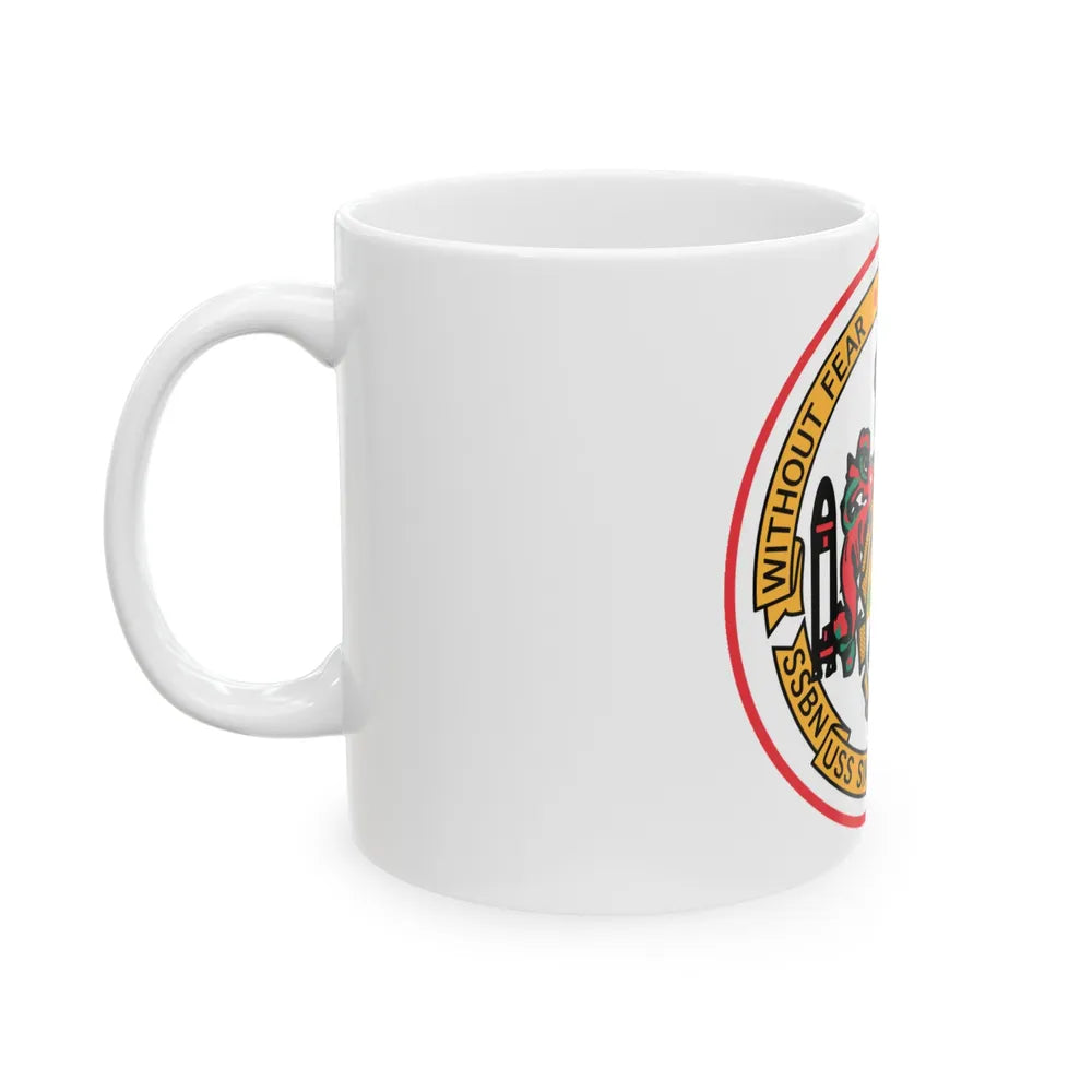 USS Simon Bolivar SSBN 641 (U.S. Navy) White Coffee Mug-Go Mug Yourself