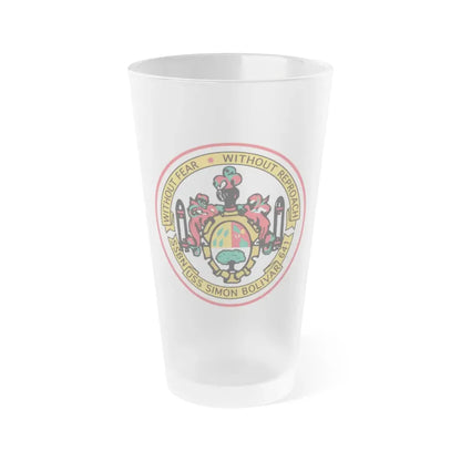 USS Simon Bolivar SSBN 641 (U.S. Navy) Frosted Pint Glass 16oz Default Title - Go Mug Yourself