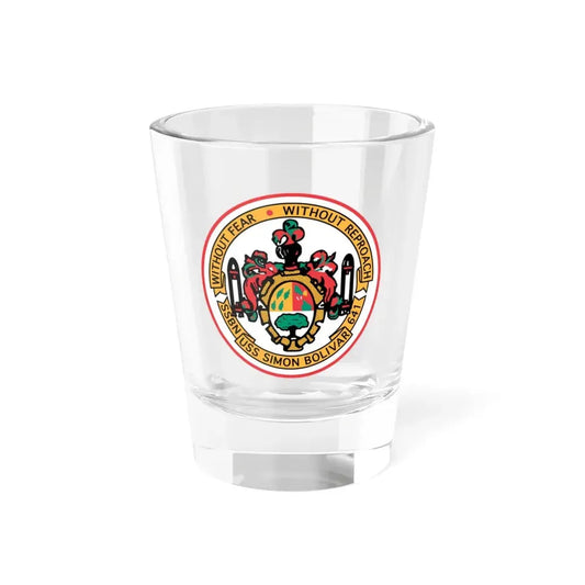USS Simon Bolivar SSBN 641 (U.S. Navy) Shot Glass 1.5oz 1.5oz - Go Mug Yourself