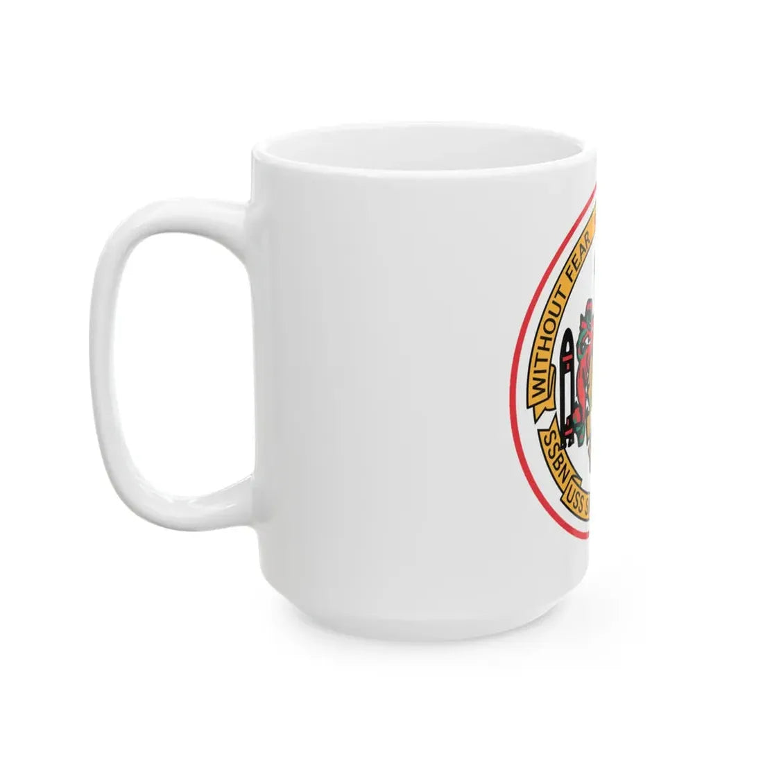 USS Simon Bolivar SSBN 641 (U.S. Navy) White Coffee Mug - Go Mug Yourself