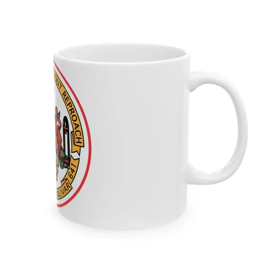 USS Simon Bolivar SSBN 641 (U.S. Navy) White Coffee Mug - Go Mug Yourself