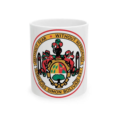 USS Simon Bolivar SSBN 641 (U.S. Navy) White Coffee Mug - Go Mug Yourself