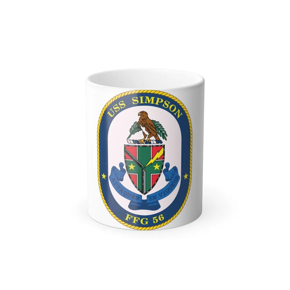 USS Simpson (U.S. Navy) Color Changing Mug 11oz-11oz-Go Mug Yourself