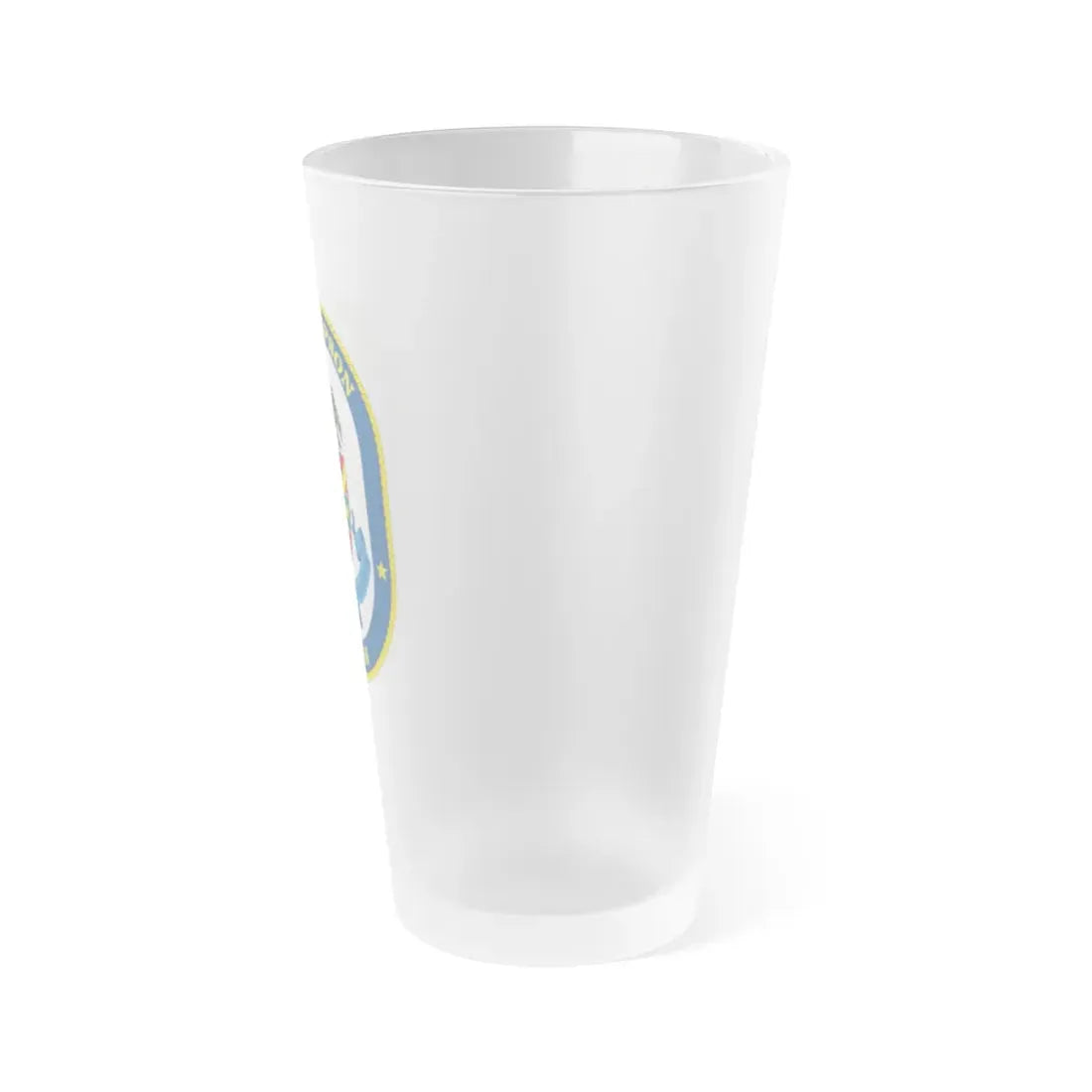 USS Simpson (U.S. Navy) Frosted Pint Glass 16oz - Go Mug Yourself
