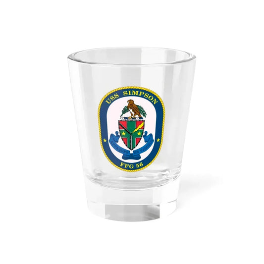 USS Simpson (U.S. Navy) Shot Glass 1.5oz 1.5oz - Go Mug Yourself