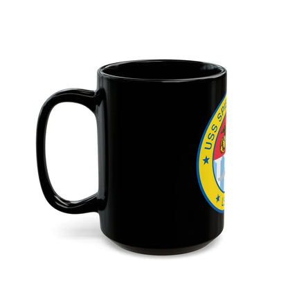 USS Spiegel Grove LSD 32 (U.S. Navy) Black Coffee Mug-Go Mug Yourself