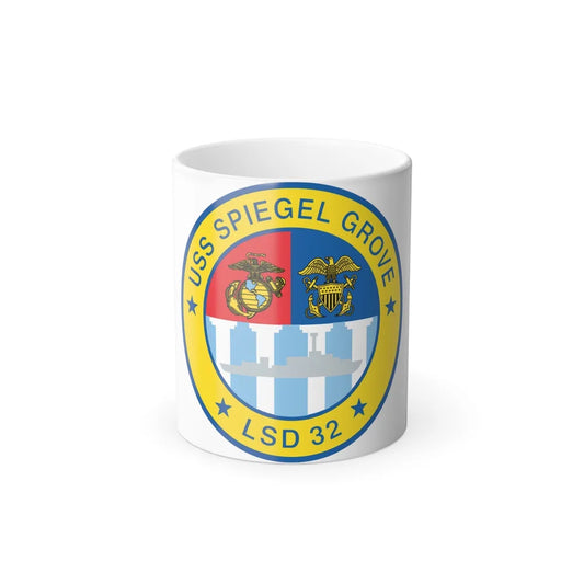 USS Spiegel Grove LSD 32 (U.S. Navy) Color Changing Mug 11oz-11oz-Go Mug Yourself