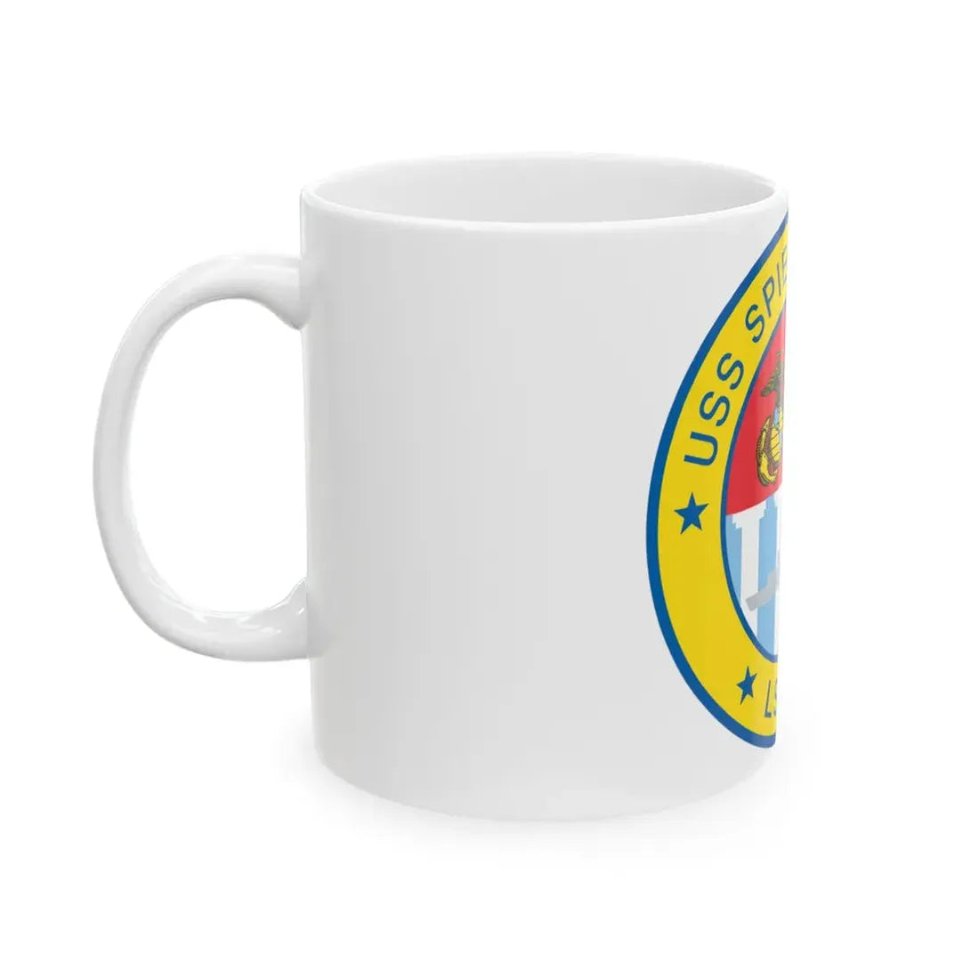 USS Spiegel Grove LSD 32 (U.S. Navy) White Coffee Mug - Go Mug Yourself